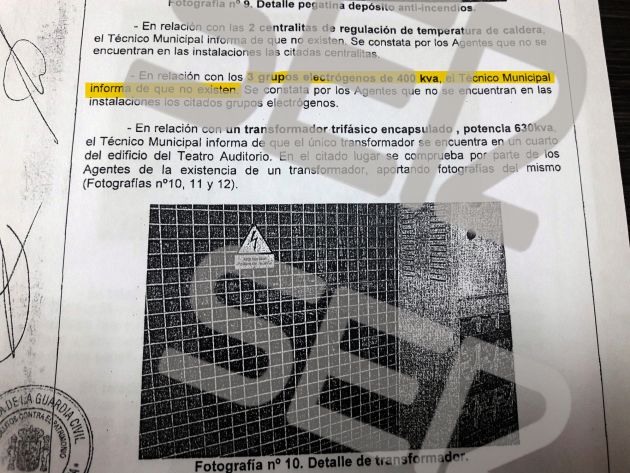 La Guardia Civil certificó en 2015 que faltaban numerosos materiales en el Auditorio de Puerto Lumbreras La Guardia Civil certificó en 2015 que faltaban numerosos materiales en el Auditorio de Puerto Lumbreras