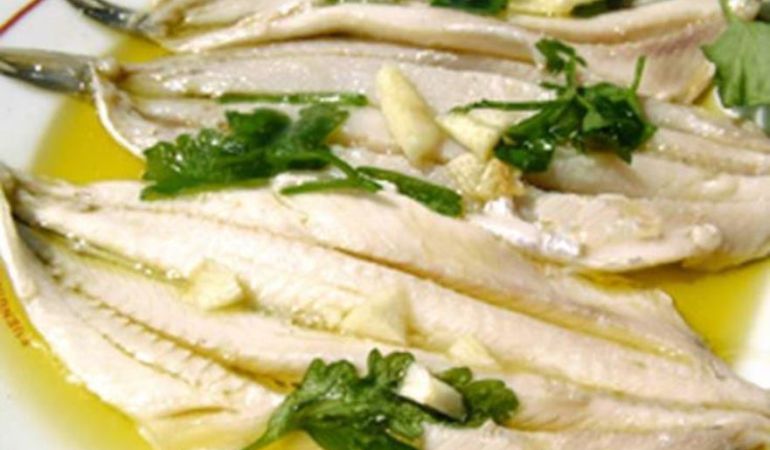Boquerones en vinagre. Boquerones en vinagre.