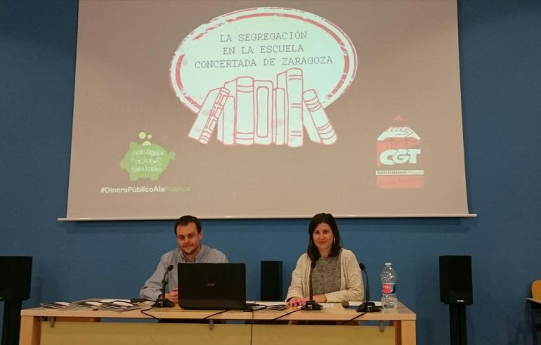 Presentación del informe sobre la escuela concertada del sindicato CGT Presentación del informe sobre la escuela concertada del sindicato CGT