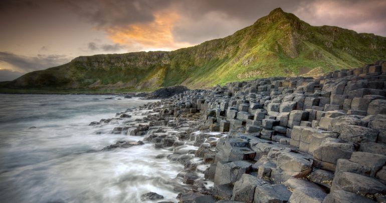 La Calzada de los Gigantes en Irlanda del Norte La Calzada de los Gigantes en Irlanda del Norte