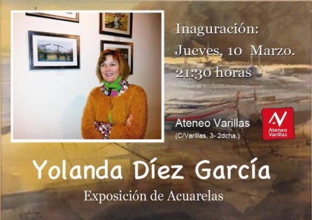 Yolanda Díez cedió el importe íntegro de todos sus cuadros al apoyo a los refugiados Yolanda Díez cedió el importe íntegro de todos sus cuadros al apoyo a los refugiados