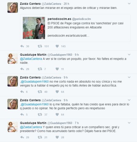 Las dos diputadas se enzarzan en la red social Las dos diputadas se enzarzan en la red social