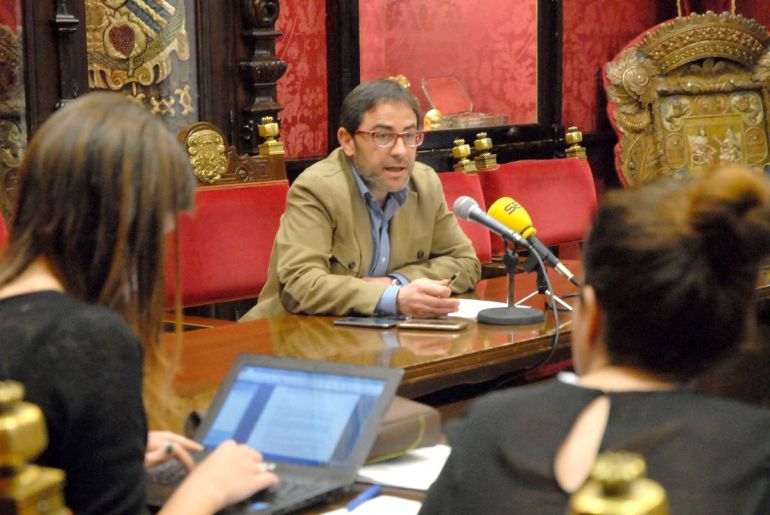 Rueda de prensa del concejal de Urbanismo de Granada, Miguel Ángel Fernánez Madrid este lunes Rueda de prensa del concejal de Urbanismo de Granada, Miguel Ángel Fernánez Madrid este lunes