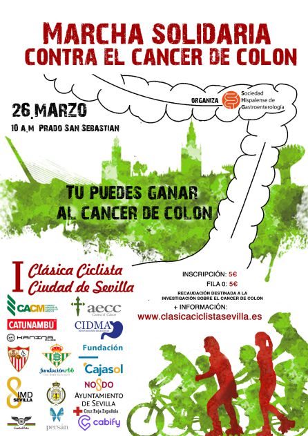 Marcha contra el cáncer de colon este domingo en el Prado de San Sebastián Marcha contra el cáncer de colon este domingo en el Prado de San Sebastián