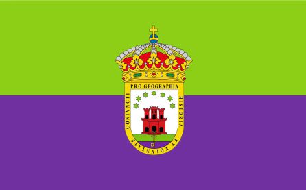 Bandera y Escudo del Campo de Gibraltar. Bandera y Escudo del Campo de Gibraltar.