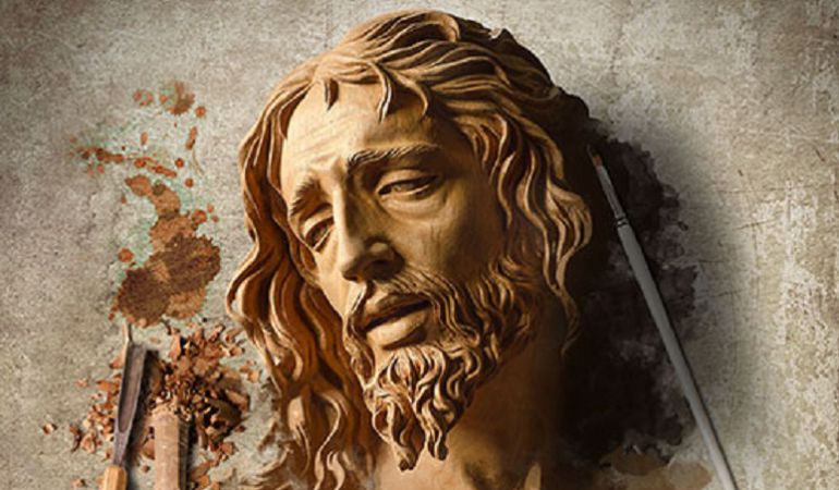 Cartel de la exposición 'Peregrino' de Manuel Martín Nieto, que se podrá ver en el Mercantil hasta el domingo Cartel de la exposición 'Peregrino' de Manuel Martín Nieto, que se podrá ver en el Mercantil hasta el domingo