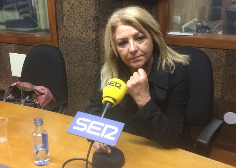 La secretaria de organización socialista en los estudios de Radio Ourense La secretaria de organización socialista en los estudios de Radio Ourense