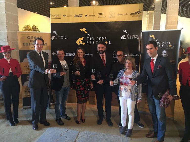 Imagen de la presentación del IV Tío Pepe Festival en las bodegas González Byass Imagen de la presentación del IV Tío Pepe Festival en las bodegas González Byass