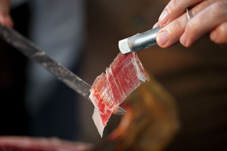 Loncha de jamón ibérico Loncha de jamón ibérico