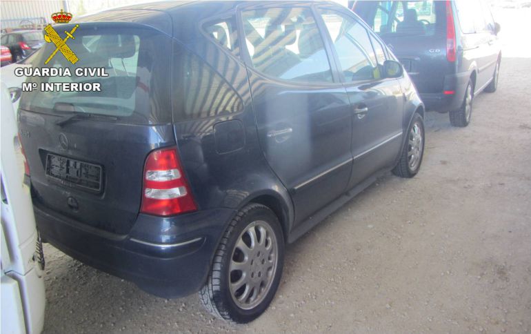 Imagen de uno de los coches robados Imagen de uno de los coches robados