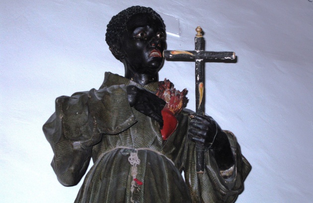 San Benedicto de Palermo (José de Mora, s. XVII), que se conserva en el Convento de la Encarnación, fue titular de la Hermandad de los Negros San Benedicto de Palermo (José de Mora, s. XVII), que se conserva en el Convento de la Encarnación, fue titular de la Hermandad de los Negros