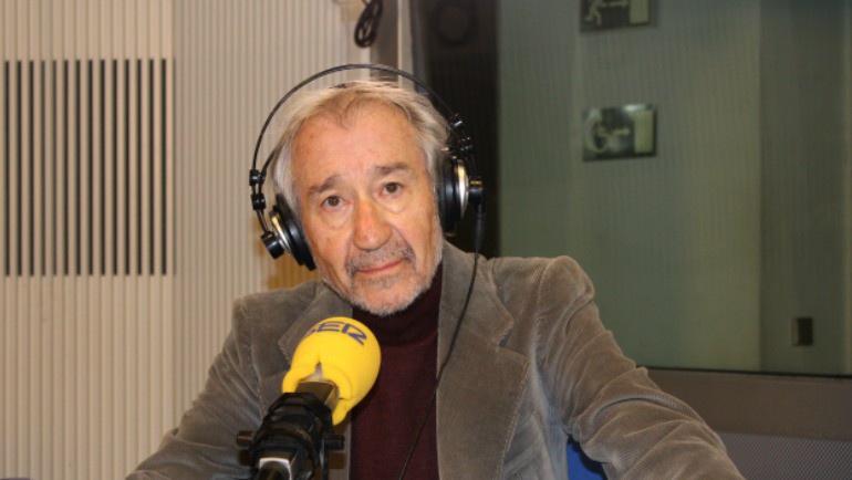 El actor madrileño, durante una entrevista en los estudios de la Cadena SER. El actor madrileño, durante una entrevista en los estudios de la Cadena SER.