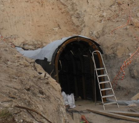 Exterior del túnel. Exterior del túnel.