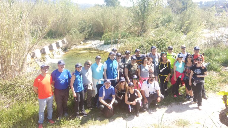 Foto del grupo que realizó el trayecto Parcent- Llíber, junto al diputado de Promoción Turística, Eduardo Dolón. Foto del grupo que realizó el trayecto Parcent- Llíber, junto al diputado de Promoción Turística, Eduardo Dolón.