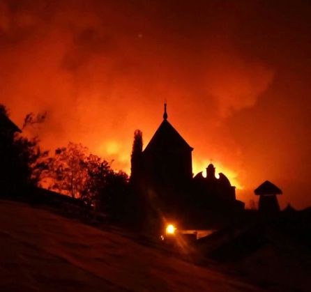 Los vecinos de San Cristóbal hicieron instantáneas como ésta Los vecinos de San Cristóbal hicieron instantáneas como ésta