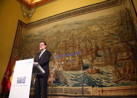 El presidente Mariano Rajoy clausurando el acto El presidente Mariano Rajoy clausurando el acto