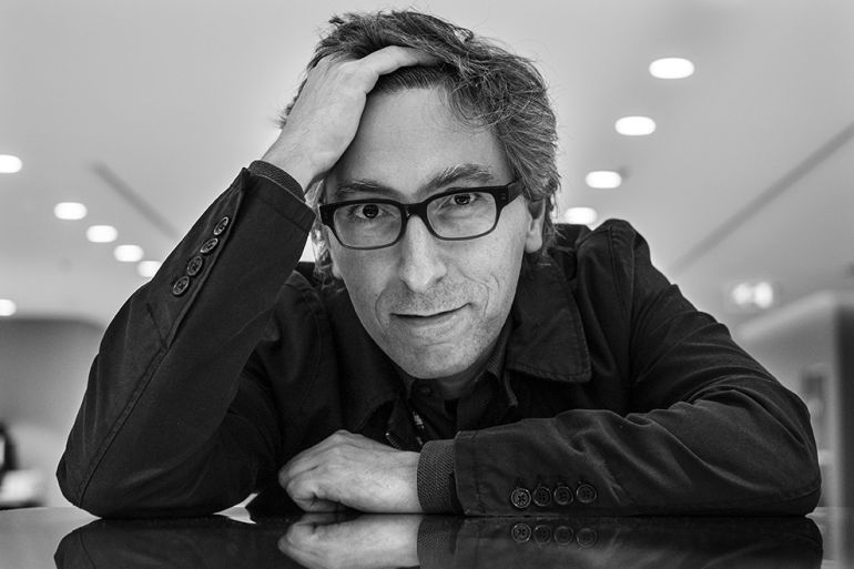 El escritor y guionista ha presentado, este viernes, en Zaragoza, su quinta y última novela El escritor y guionista ha presentado, este viernes, en Zaragoza, su quinta y última novela