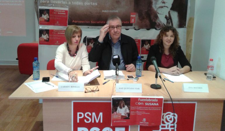 El ex alcalde de Fuenlabrada y diputado regional socialista, José Quintana, es uno de los que encabeza esta Plataforma. El ex alcalde de Fuenlabrada y diputado regional socialista, José Quintana, es uno de los que encabeza esta Plataforma.