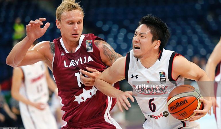 Janis Timma, durante un partido con la selección de Letonia. Janis Timma, durante un partido con la selección de Letonia.