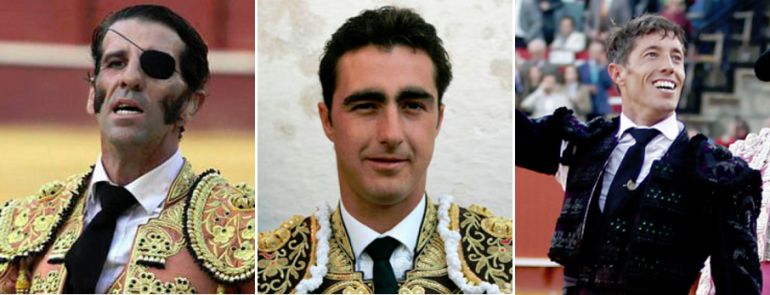 De izquierda a derecha, Juan José Padilla, El Fandi y Manuel Escribano De izquierda a derecha, Juan José Padilla, El Fandi y Manuel Escribano