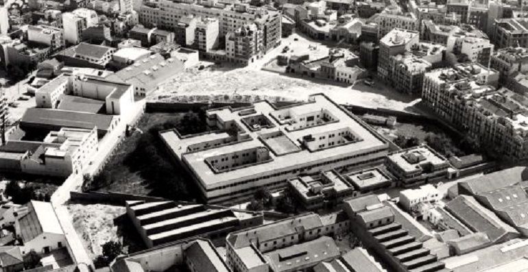 Una imagen de la antigua Prisión de Ventas,ya derruida