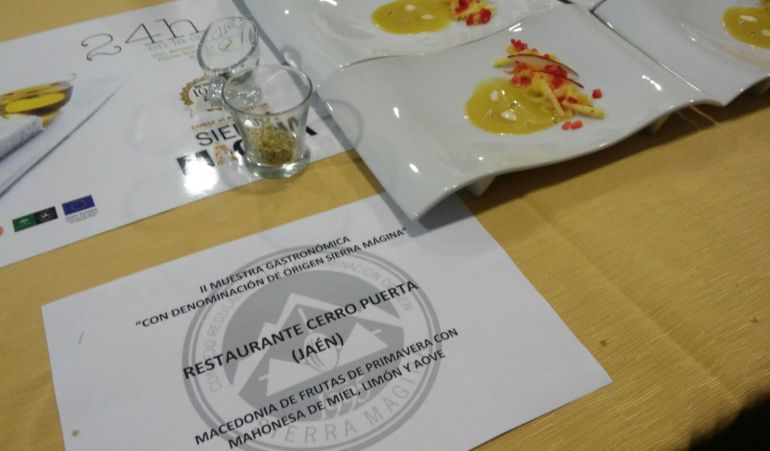 Plato Ganador de la II Muestra Gastronómica con Denominación de Origen Sierra Mágina Plato Ganador de la II Muestra Gastronómica con Denominación de Origen Sierra Mágina