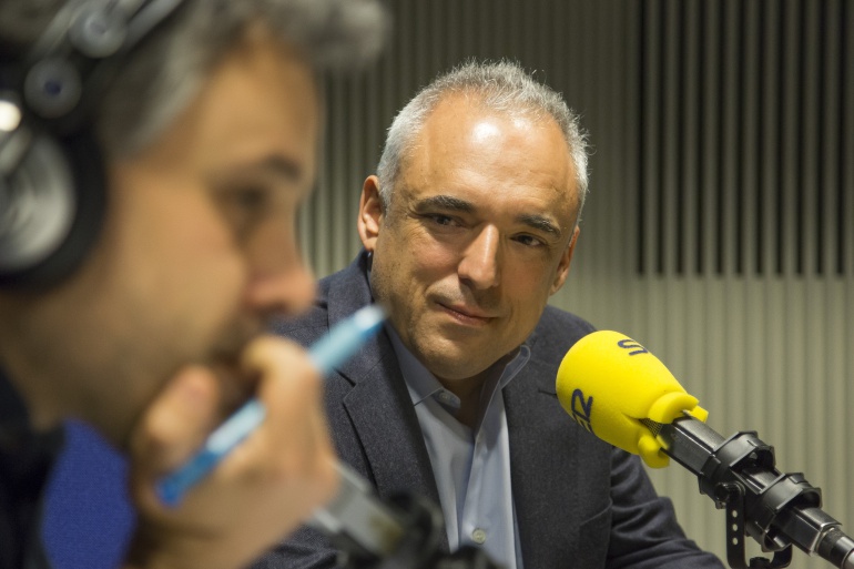 Rafael Simancas durante su entrevista en La Ventana de Madrid Rafael Simancas durante su entrevista en La Ventana de Madrid