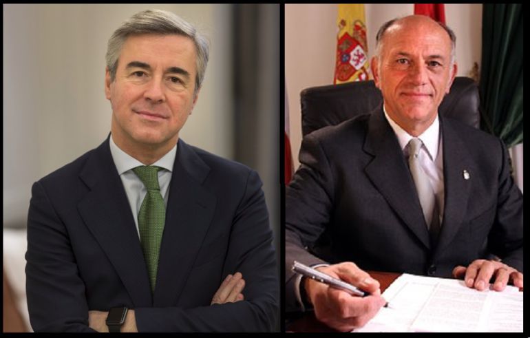 Ángel Acebes, en la imagen que publica Iberdrola de los miembros del Consejo de Administración de la entidad, y Agustín González en la foto institucional que utilizaba mientras fue presidente de la Diputación Provincial de Ávila Ángel Acebes, en la imagen que publica Iberdrola de los miembros del Consejo de Administración de la entidad, y Agustín González en la foto institucional que utilizaba mientras fue presidente de la Diputación Provincial de Ávila