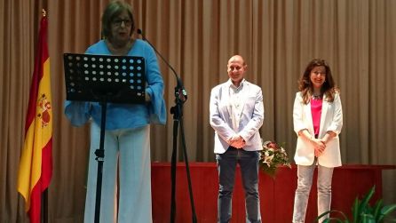La consejera de Educación durtante su intervención en el acto institucional La consejera de Educación durtante su intervención en el acto institucional