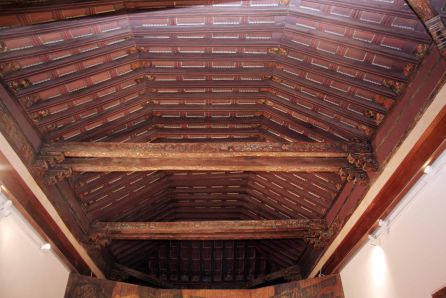Imagen del artesonado de la Casona de Villapérez Imagen del artesonado de la Casona de Villapérez