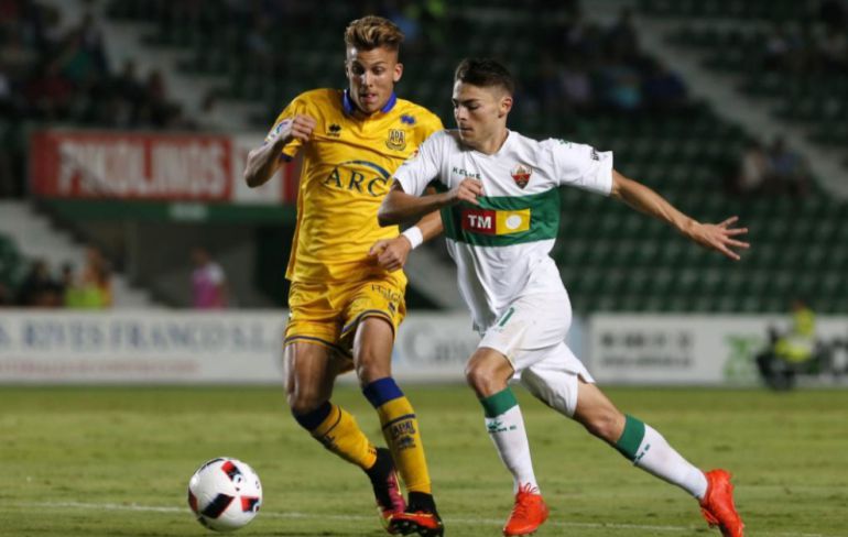 Ivan Alejo, durante un partido contra el Elche esta temporada Ivan Alejo, durante un partido contra el Elche esta temporada