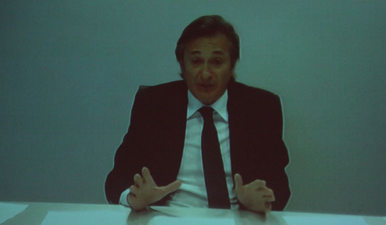 Imagen de archivo de una videoconferencia de Josep Pujol Ferrusola desde Miami Imagen de archivo de una videoconferencia de Josep Pujol Ferrusola desde Miami