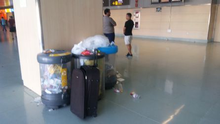 Imagen de este sábado en la terminal Imagen de este sábado en la terminal
