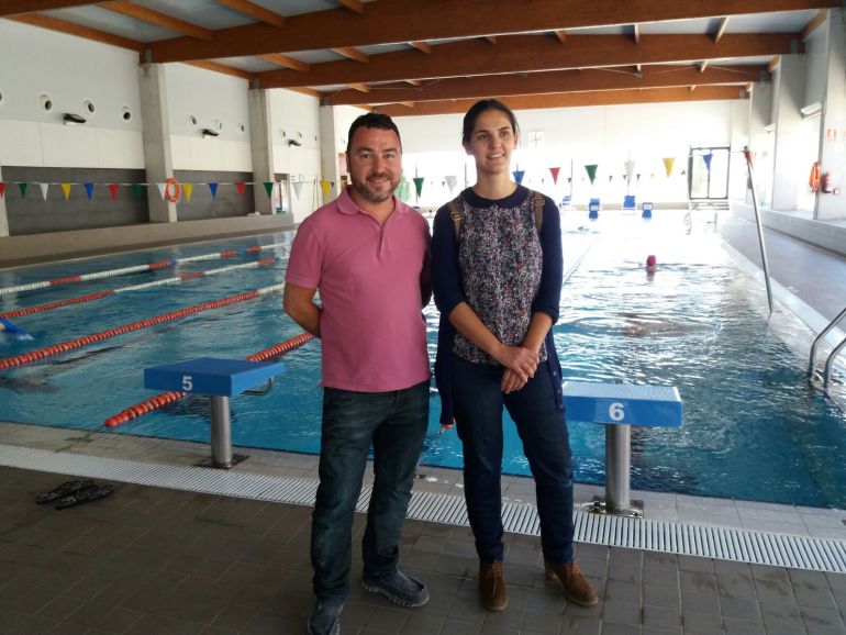 Xavi Tro, concejal de Deportes, y Carol Ivars, edil de Personas Mayores. Xavi Tro, concejal de Deportes, y Carol Ivars, edil de Personas Mayores.