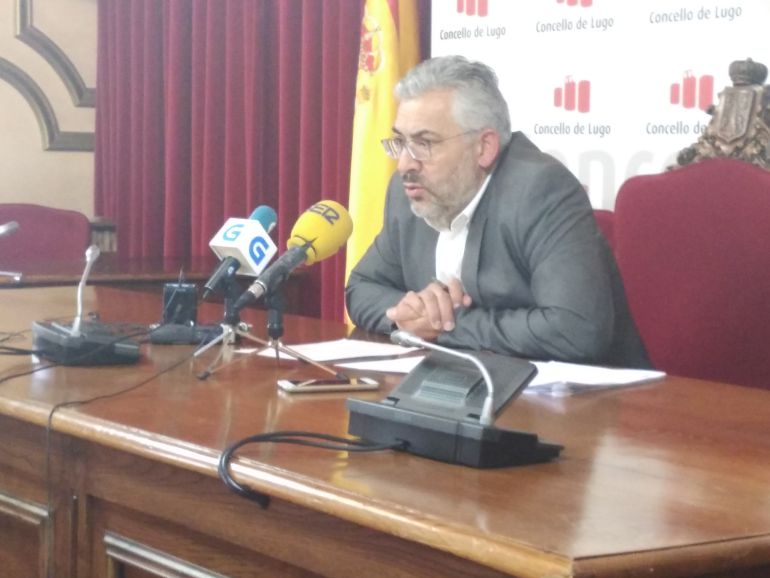 Miguel Fernández, portavoz del gobierno de Lugo Miguel Fernández, portavoz del gobierno de Lugo