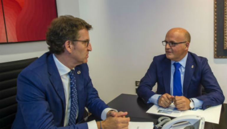 Núñez Feijoo en un acto con Baltar Núñez Feijoo en un acto con Baltar