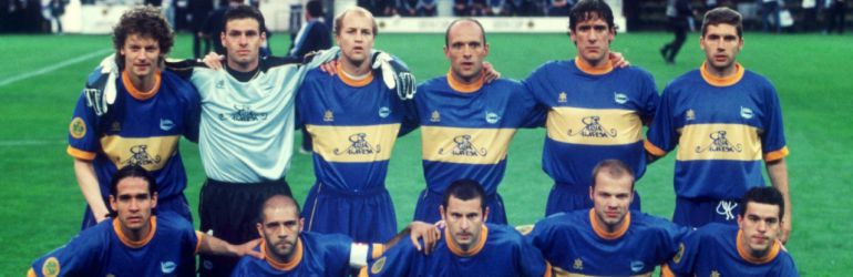 Arriba, Martín Herrera (2º) y Desio (4º), que fueron titulares contra el Liverpool en la final de la UEFA. Arriba, Martín Herrera (2º) y Desio (4º), que fueron titulares contra el Liverpool en la final de la UEFA.