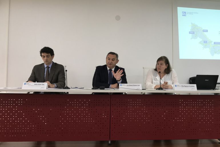 José Manuel Balseiro delegado de la Xunta en Lugo, junto con los responsables territoriales de Transporte y Mobilidade, en la presentación del Mapa de Tranporte de Galicia en la comarca de A Mariña. José Manuel Balseiro delegado de la Xunta en Lugo, junto con los responsables territoriales de Transporte y Mobilidade, en la presentación del Mapa de Tranporte de Galicia en la comarca de A Mariña.