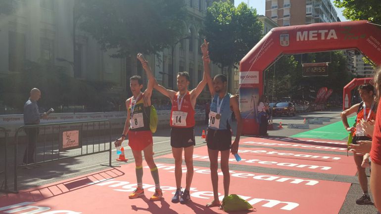 Iván Fernández y Pamela Cherotick ganadores de la XXII Media Maratón Ciudad de Albacete Iván Fernández y Pamela Cherotick ganadores de la XXII Media Maratón Ciudad de Albacete