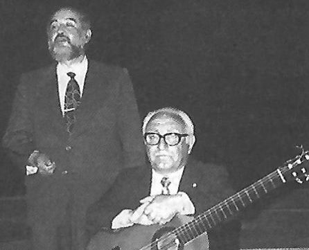 El concertista en una actuación. El concertista en una actuación.