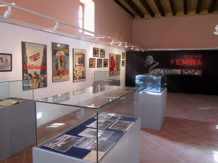 Panoràmica de l'exposició sobre el Cine Fémina que es pot veure als Reials Col·legis. Panoràmica de l'exposició sobre el Cine Fémina que es pot veure als Reials Col·legis.