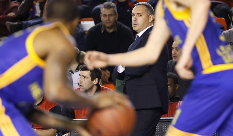 'Jota' Cuspinera, durante un partido de Eurocup de esta temporada 'Jota' Cuspinera, durante un partido de Eurocup de esta temporada