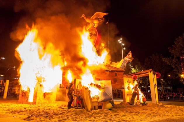 Las fiestas de Getafe concluyen con la tradicional quema de la chamá Las fiestas de Getafe concluyen con la tradicional quema de la chamá