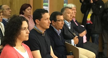 Varios de los acusados por el supuesto acoso a la secretaria de Palas de Rei en el banquillo ante el juez Varios de los acusados por el supuesto acoso a la secretaria de Palas de Rei en el banquillo ante el juez