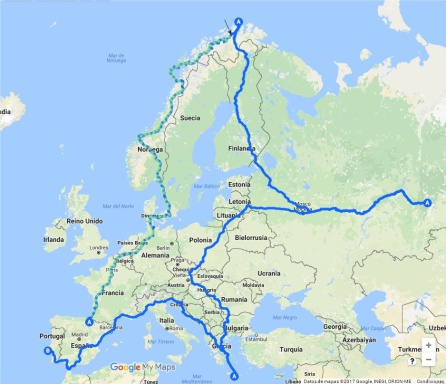 A un pasito de acabar la fase Norte del viaje A un pasito de acabar la fase Norte del viaje