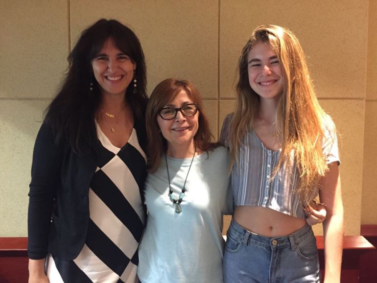 Laura Borràs, Rosa Badia i Marta Botet, als estudis de Ràdio Barcelona Laura Borràs, Rosa Badia i Marta Botet, als estudis de Ràdio Barcelona