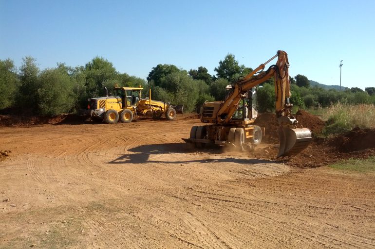 Inicia las obras del área para autocaravanas Inicia las obras del área para autocaravanas