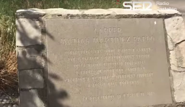 VALL D'ALBA: El PSPV pide que se retiren las placas con el nombre de Francisco Martínez VALL D'ALBA: El PSPV pide que se retiren las placas con el nombre de Francisco Martínez