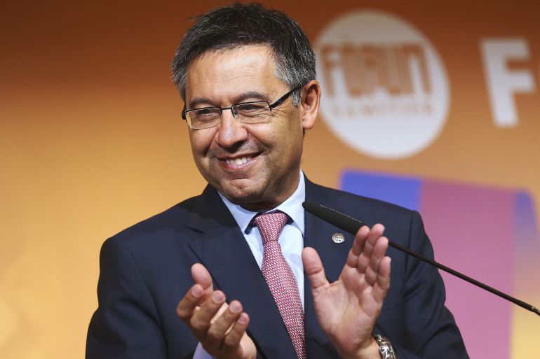 Josep Maria Bartomeu, en una de las celebraciones de la primera Champions del Barça, ganada en Wembley hace 25 años Josep Maria Bartomeu, en una de las celebraciones de la primera Champions del Barça, ganada en Wembley hace 25 años