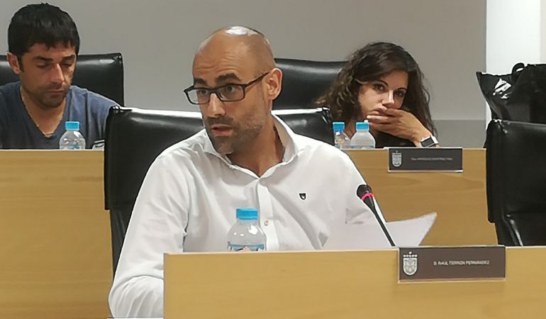 Raúl Terrón, portavoz del PP Sanse en el Pleno Raúl Terrón, portavoz del PP Sanse en el Pleno